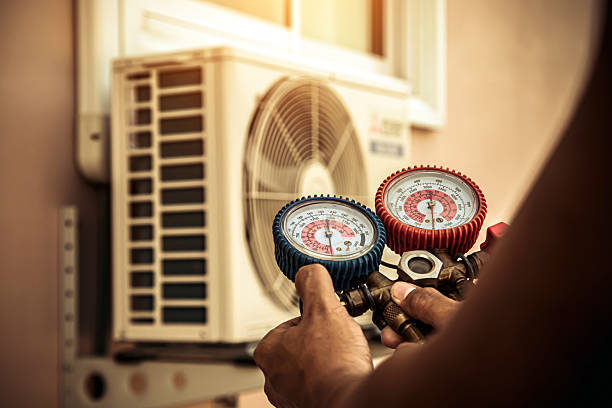 Professional Ductwork Repair technician working in Plattenville, LA